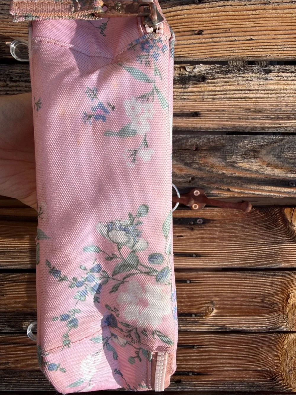 Abercrombie & Fitch Pink Floral Daypack Backpack